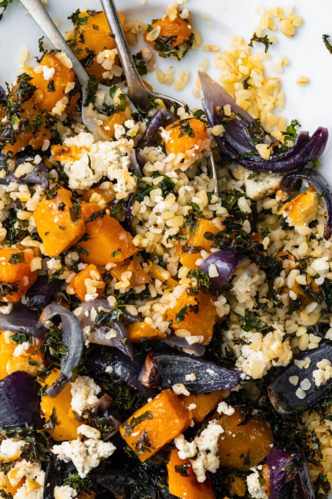 Baked salad