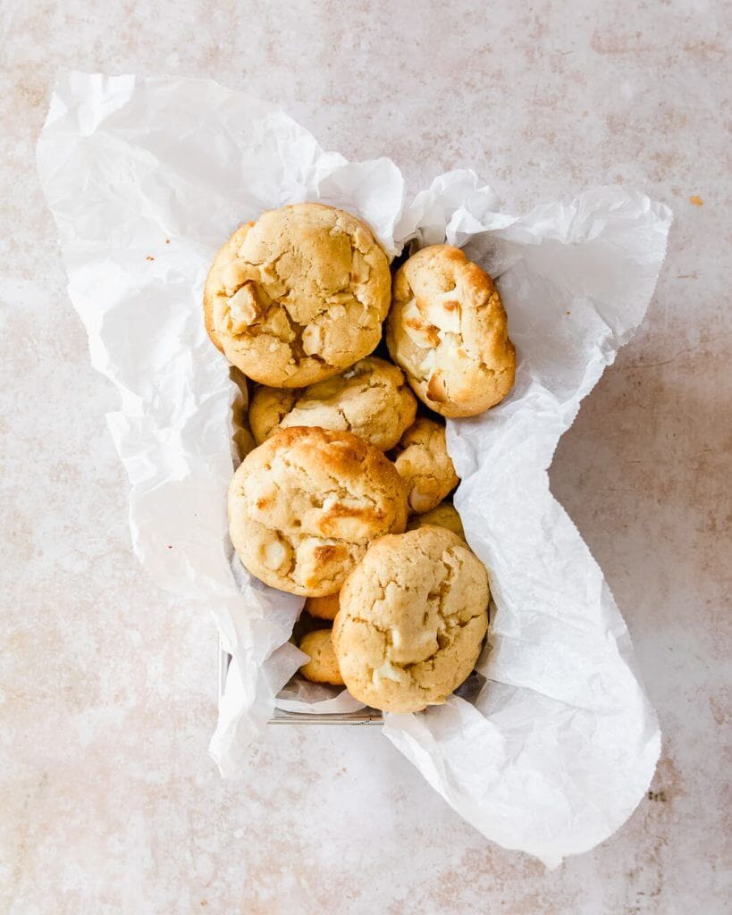 witte choco cookies