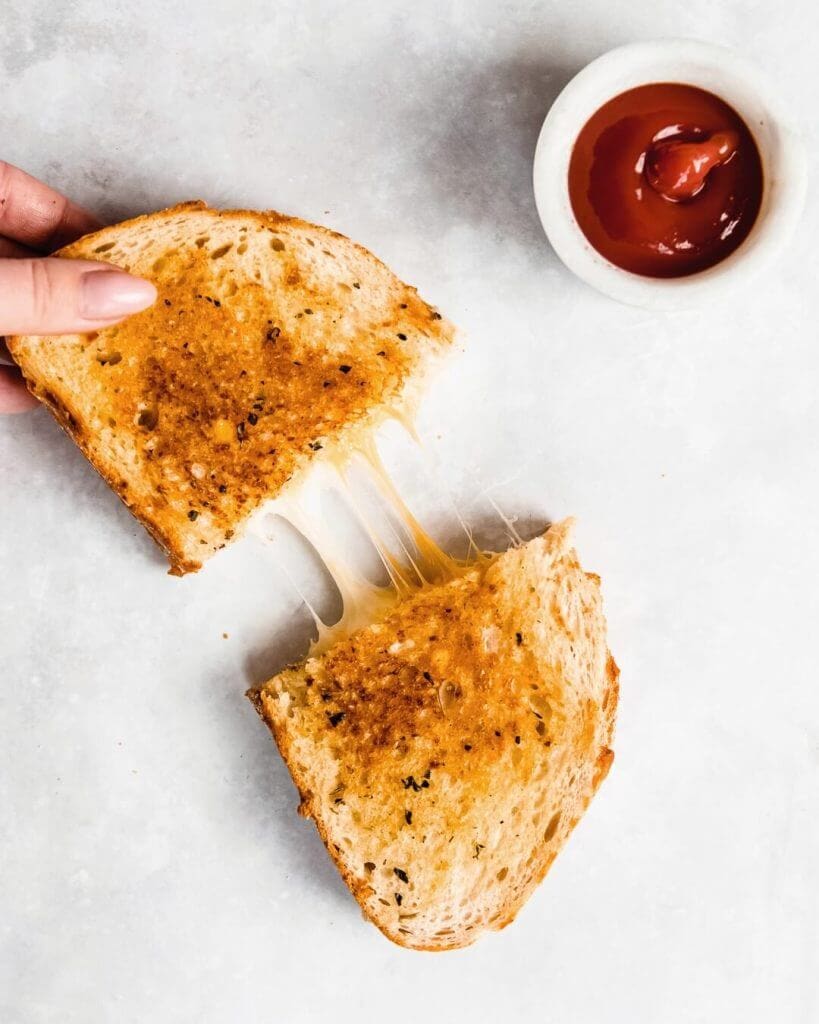 greasy cheesy tosti