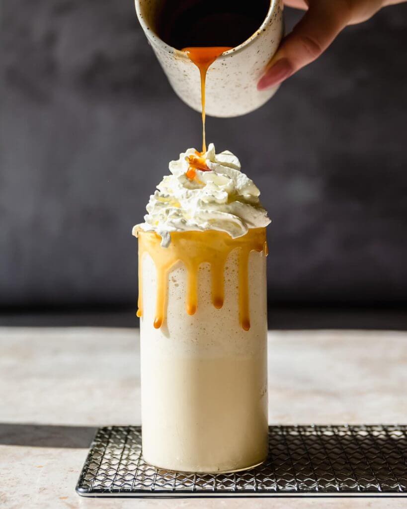 caramel cream frappuccino