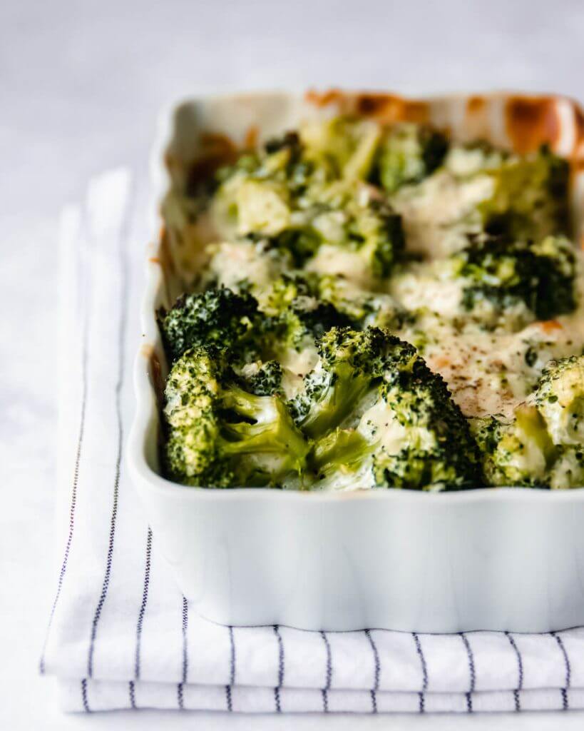 Broccoli gratin