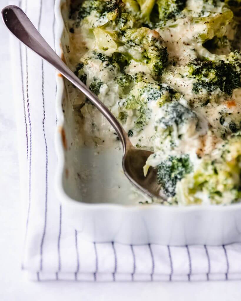 Broccoli gratin