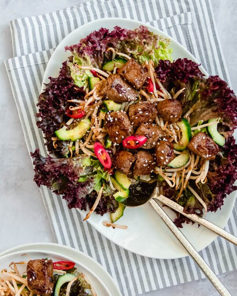 Salade biefstuk