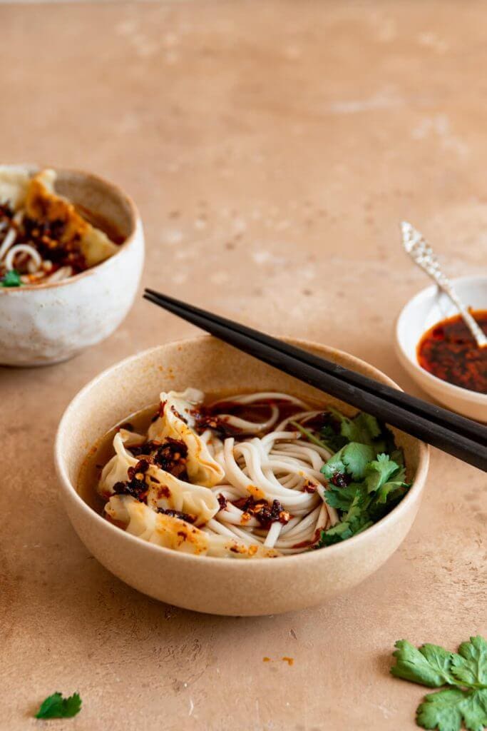dumpling noodle soep