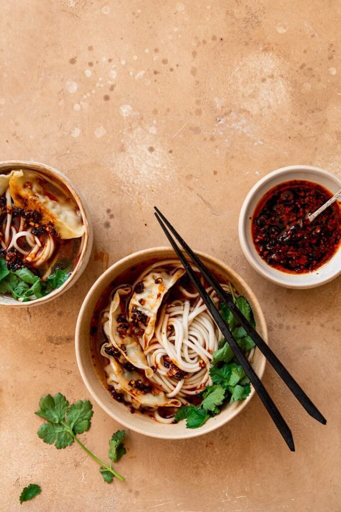 dumpling noodle soep
