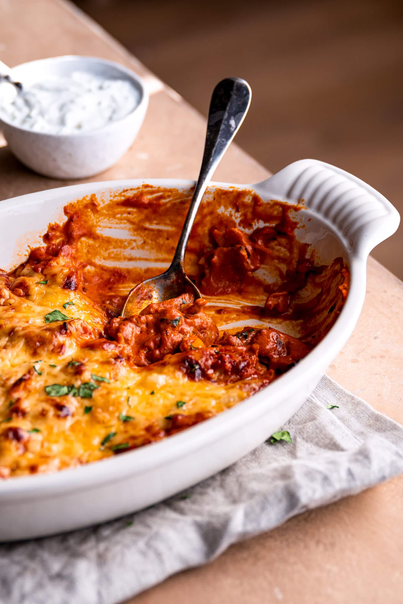 Gyros in een metaxa saus