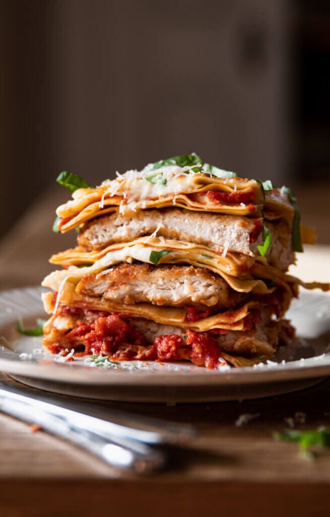 chicken parmezaan lasagne