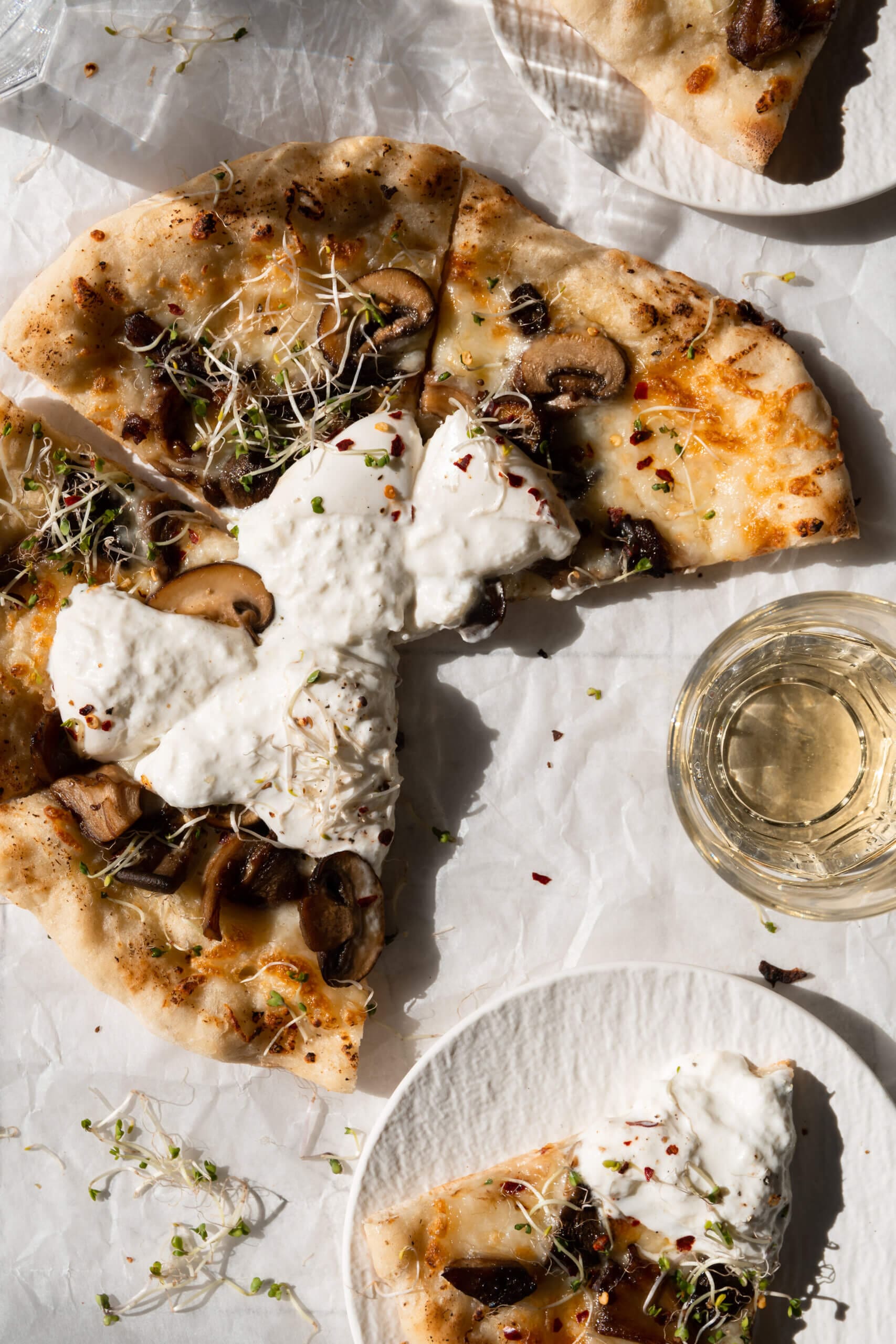 pizza blanca