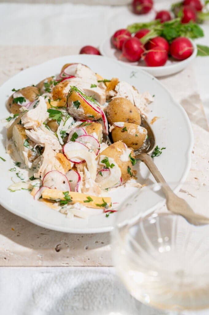 Krieltjessalade met Beemster Graskaas