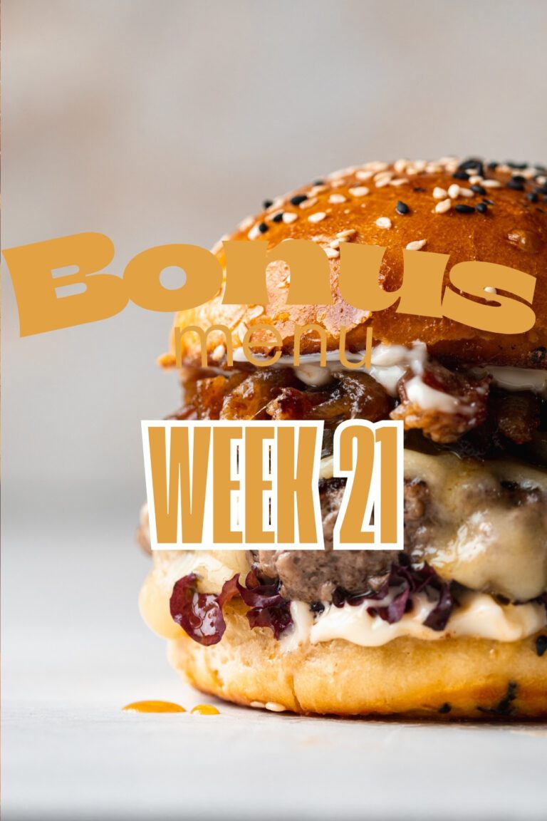 bonus menu week 21