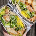 Chopped caesar wrap